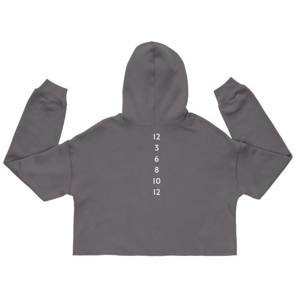 2 Sided Crop Hoodie - Black or Gray - Image 4